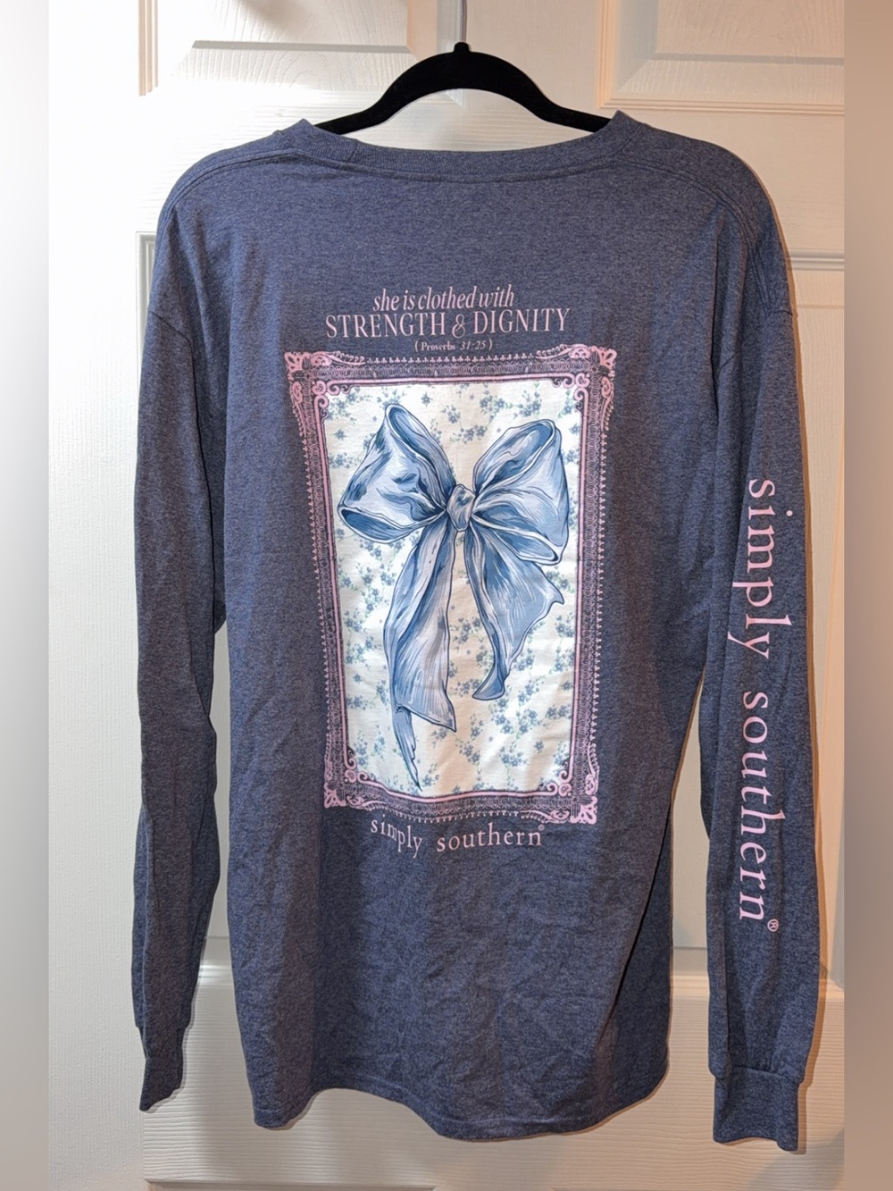 Simply Southern “She is clothed” long sleeve - NWT - Picture 3 of 5